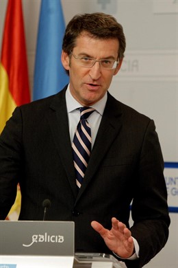 O PRESIDENTE DA XUNTA OFRECE A ROLDA DE PRENSA POSTERIOR AO CONSELLO DA XUNTA.