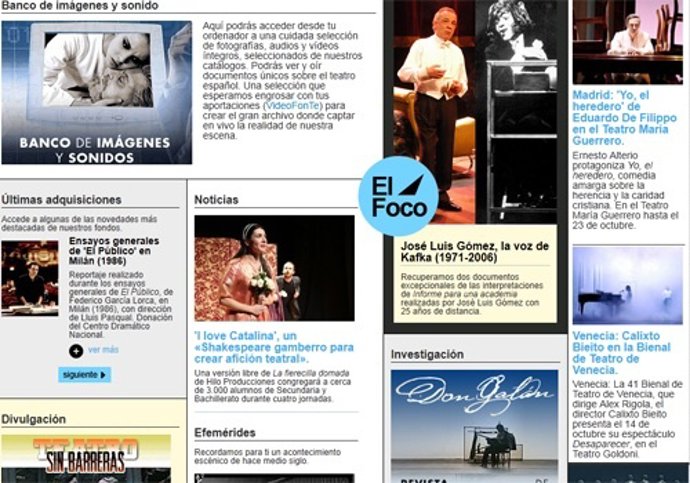 La Web De Cultura Teatro.Es