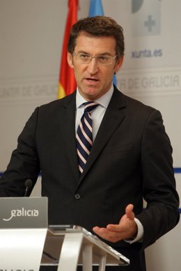 O PRESIDENTE DA XUNTA OFRECE A ROLDA DE PRENSA POSTERIOR AO CONSELLO DA XUNTA.