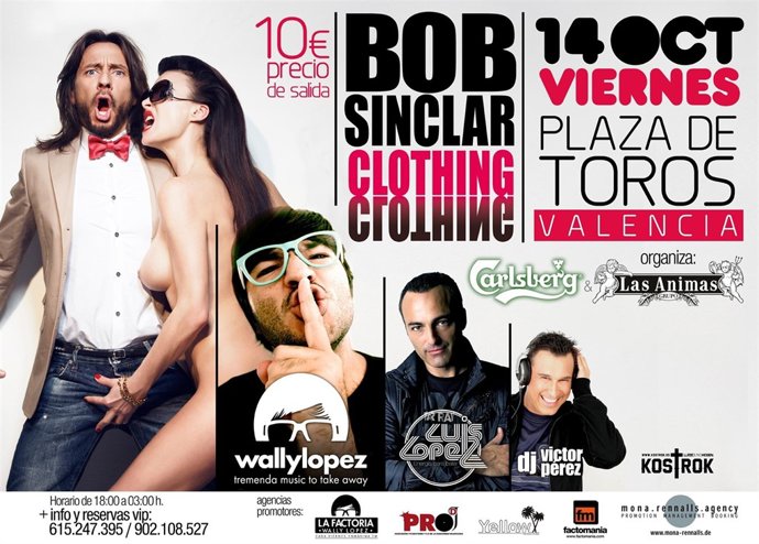 Cartel Del Festival De Bob Sinclair