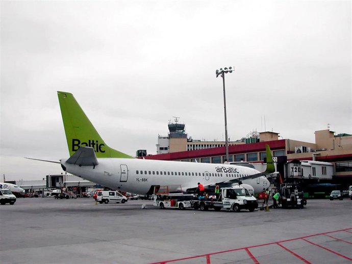Avión de AirBaltic 
