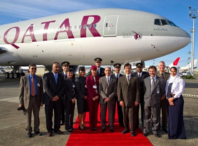 Qatar 777 Delivery Ceremony