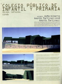 Revista Arquitectura Publica Rerportaje Colegio Torre Pacheco