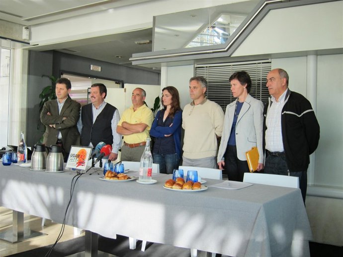 Representantes De UGAM-COAG En La Rueda De Prensa