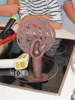 Virgen Del Pilar De Chocolate