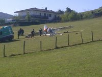 La avioneta accidentada en Amurrio (Álava) sufrió un fallo en su motor