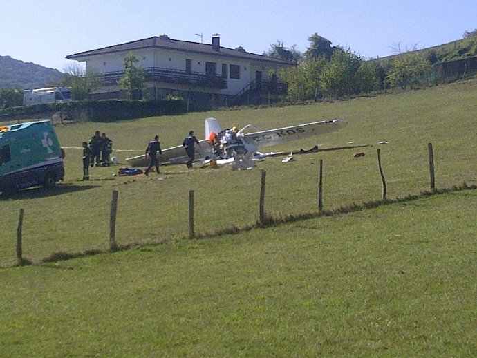 Avioneta Accidentada