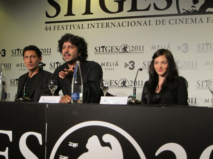 El Actor Alexis Díaz De Villegas, El Director Alejandro Brugués Y La Actriz Andr