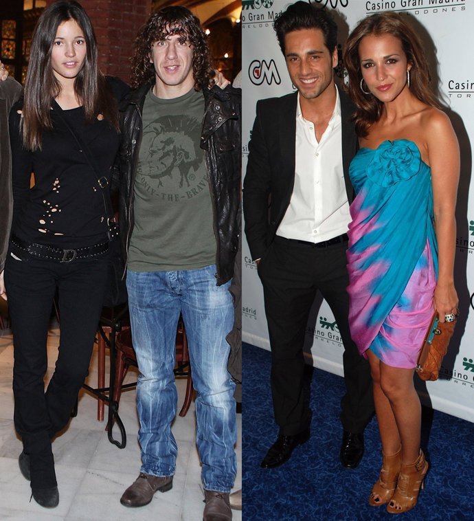 Montaje De Malena Costa Y Puyol Con David Bustamante Y Paula Echeverría 