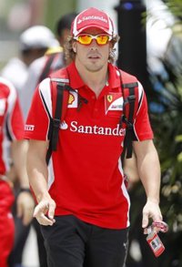 Fórmula 1/GP Corea.- Alonso (Ferrari): "No estoy contento con la sexta posición, pero refleja la situación actual"