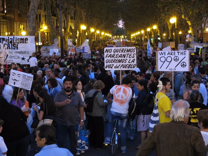Manifestación 15O En Palma
