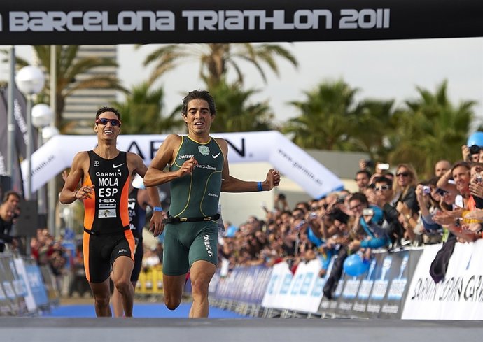 Joao Silva En El Garmin Barcelona Triathlon 2011