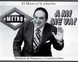 Anuncio Antiguo De Metro De Madrid