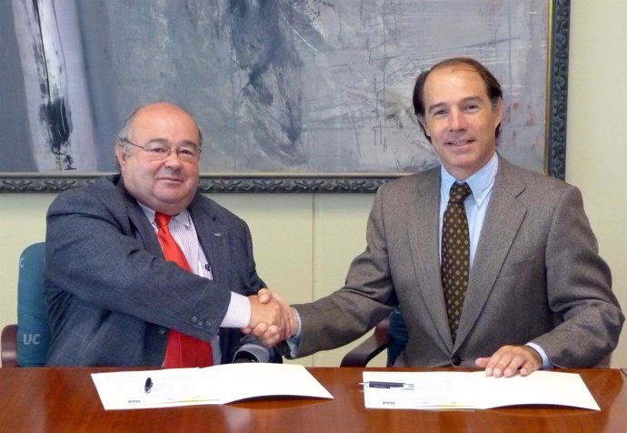 Firma Del Convenio Entre La UC Y El Hospital Virtual Valdecilla