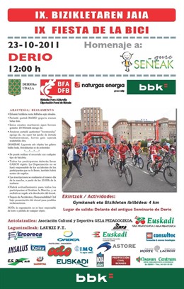 Cartel De La 'Fiesta De La Bicicleta'