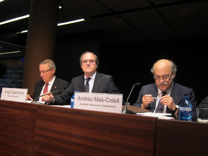 Dídac Ramírez, Ángel Gabilondo Y Andreu Mas-Colell