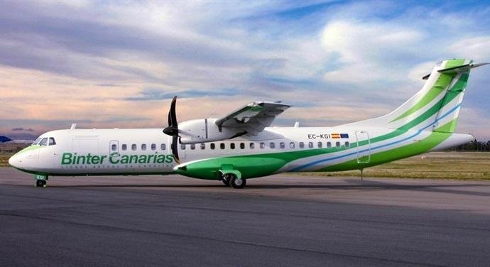 Avión De Binter Canarias