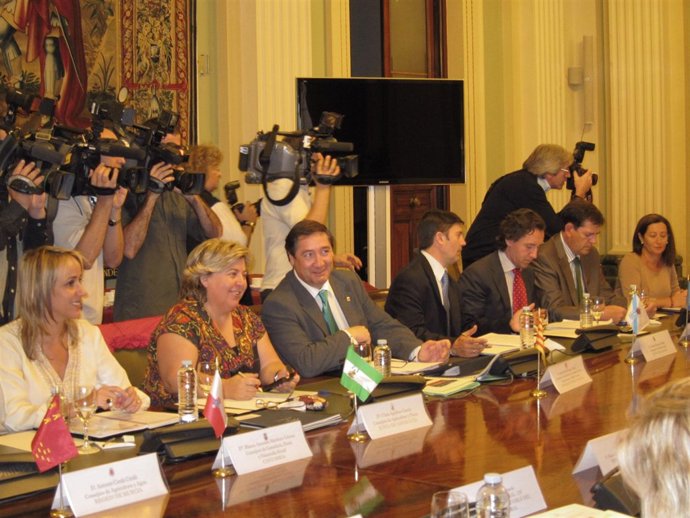 Josep Maria Pelegrí En El Centro Tras Asistir A La Conf.Sectorial De Agricultura