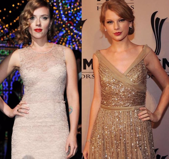 Montaje Scarlett Johansson Y Taylor Swift