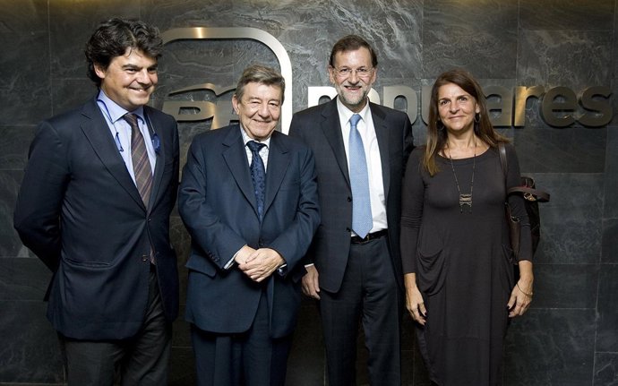 JORGE MORAGAS, EL MINISTRO DE ASUNTOS EXTERIORES DE PERU RAFAEL RONCA, MARIANO R