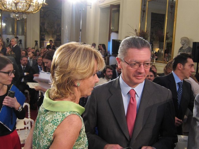 Esperanza Aguirre Y Alberto Ruiz Gallardón
