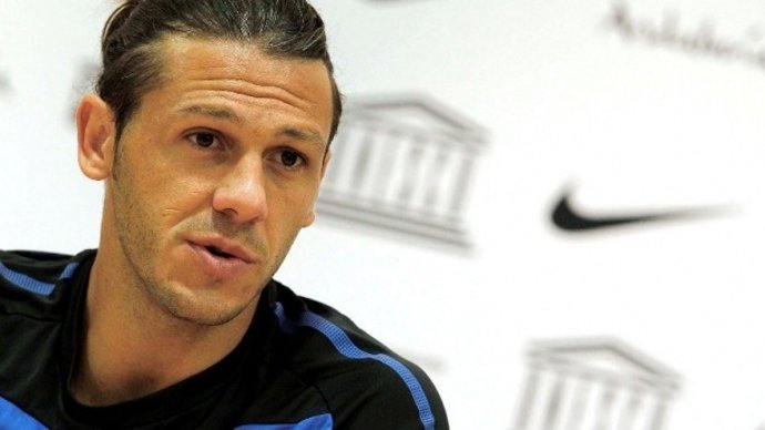 Demichelis Durante Una Rueda De Prensa