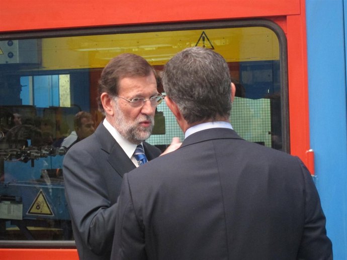 MARIANO Rajoy En Abadiño, Visitando La Empres Gestamp