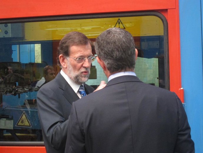 MARIANO Rajoy En Abadiño, Visitando La Empres Gestamp