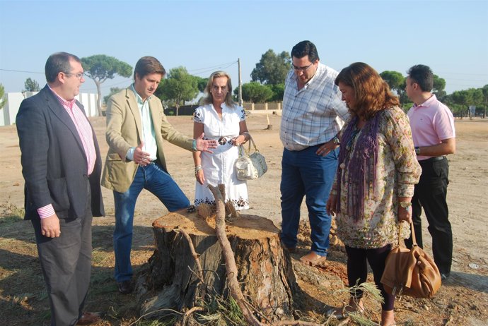 Nota PP Huelva Visita A Zona Talada La Rábida