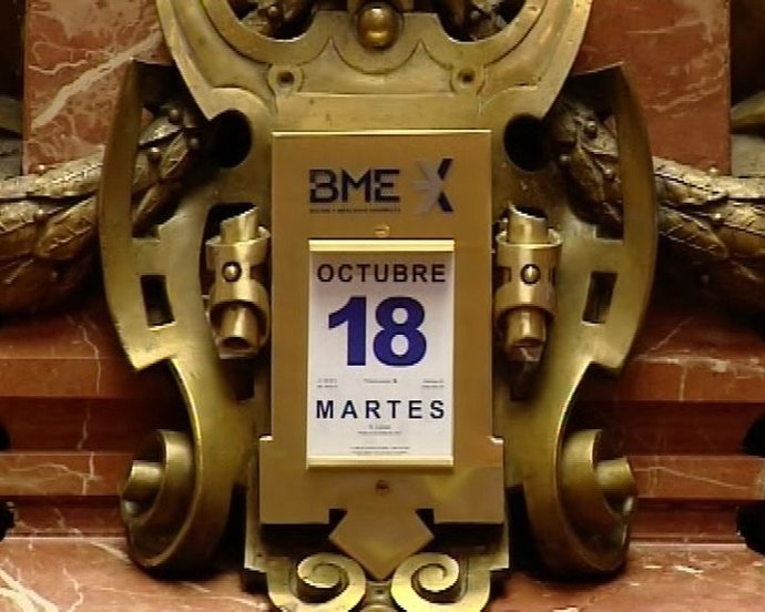 El Ibex cede un 0,87% a media sesión