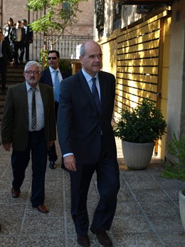 Manuel Chaves En La Sede Del PSOE De Salamanca