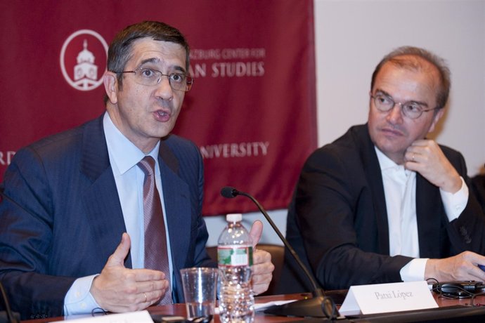 El Lehendakari, Patxi López, En Harvard