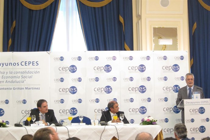 Griñán, En El Desayuno De Cepes En Madrid