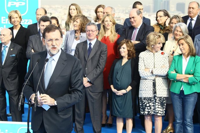 Mariano Rajoy Presenta Sus Listas Por Madrid