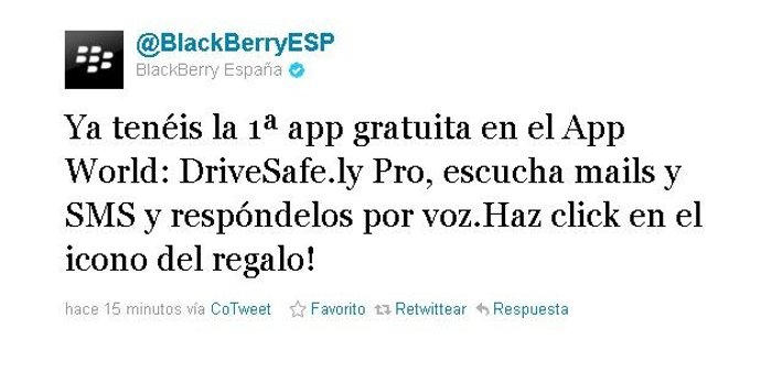 Twitter De Blackberry Sobre La Compensación 