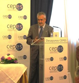 El Presidente De La Junta De Andalucía, José Antonio Griñán, En Madrid