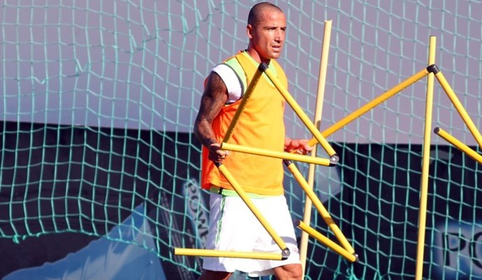 Mario Durante Un Entrenamiento