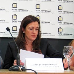 Soraya Rodríguez, Secretaria De Estado De Cooperación Internacional