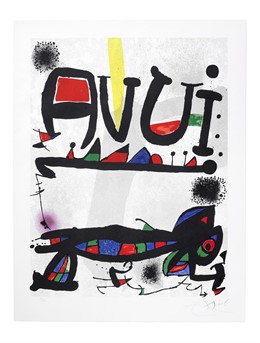 Ilustración Para El Diario Avui De Joan Miró