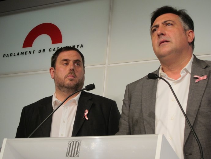 Oriol Junqueras Y Joan Puigcercós