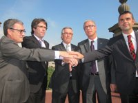 Alcaldes catalanes destacan la "histórica" priorización del Corredor Mediterráneo