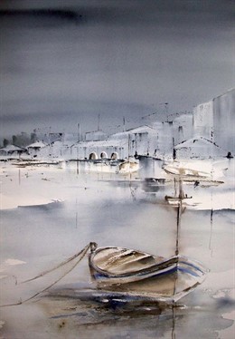 Una De Las Obras De La Exposición, De Raquel Luz