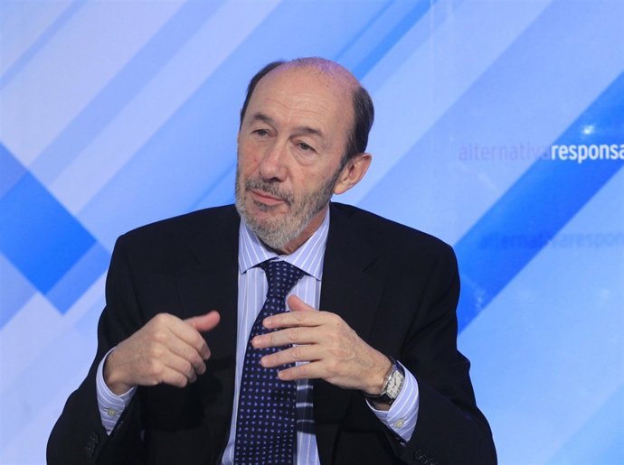 El Candidato Del PSOE A La Presidencia, Alfredo Pérez Rubalcaba