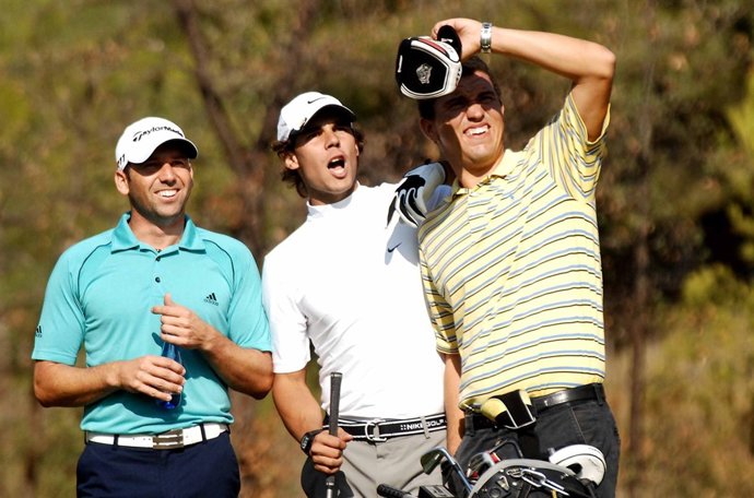 Sergio García, Rafa Nadal Y Manuel De Los Santos
