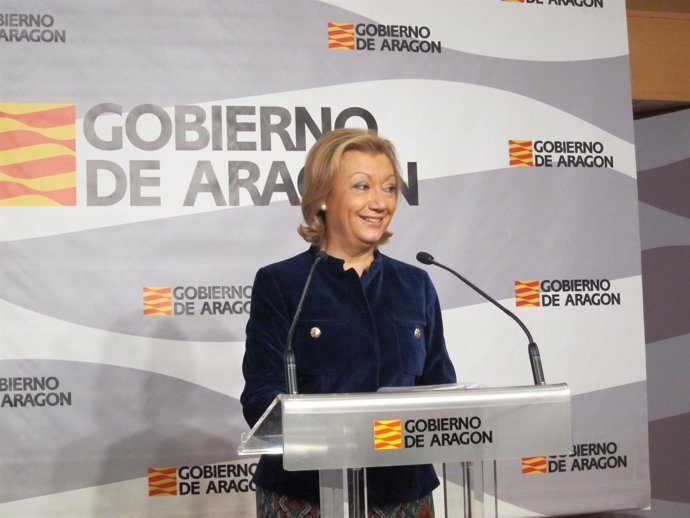 La Presidenta Del Gobierno De Aragón, Luisa Fernanda Rudi