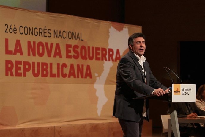 Joan Puigcercós En El Congreso De ERC