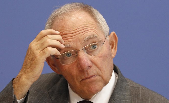 El Ministro Alemán De Finanzas, Wolfgang Schaeuble