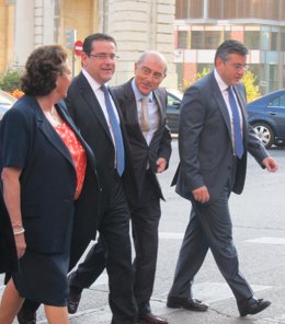 Bellver Acompañado Por Barberá, A Su Llegada El Lunes Al TSJCV