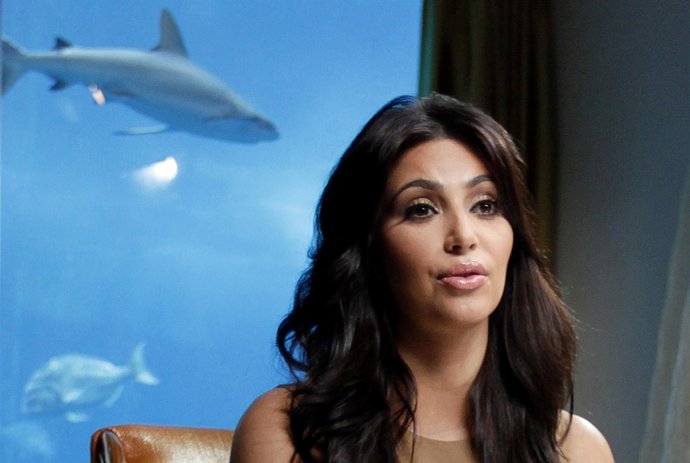 Kim Kardashian En Una Rueda De Prensa