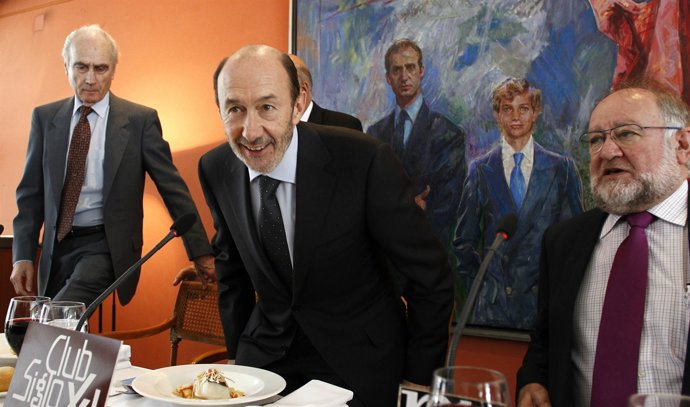 Candidato Del PSOE, Alfredo Pérez Rubalcaba